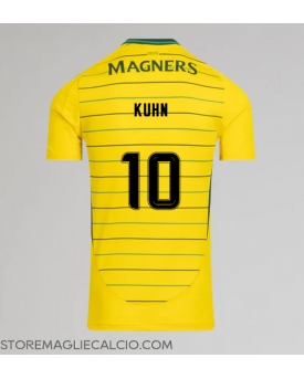 Celtic Nicolas Kuhn #10 Maglia Gara Trasferta Repliche 2024-25 Maniche Corte